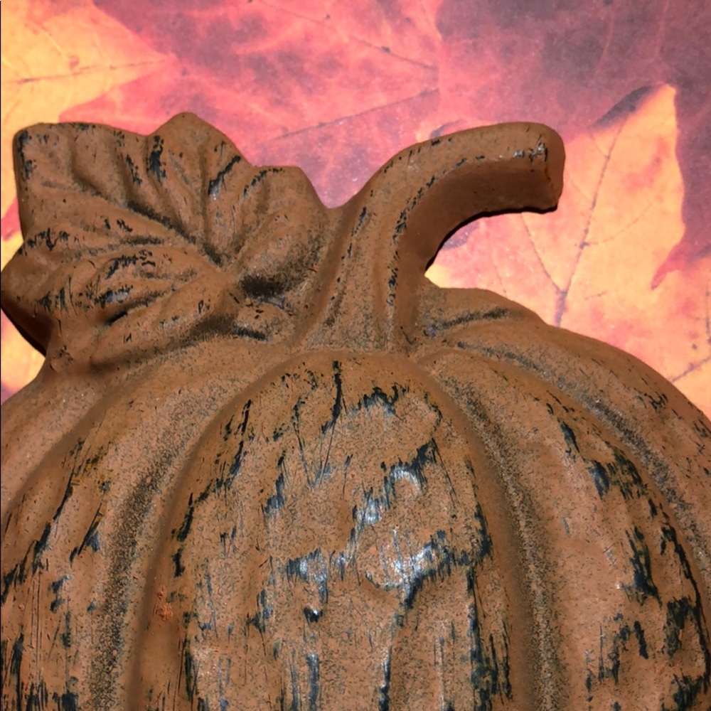 Cast iron pumpkin hook wall decor heavy quality - Picture 7 of 8